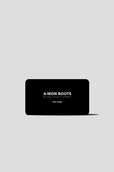 Carte cadeau Iron Roots numérique pour des cadeaux éco-responsables