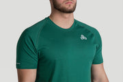 T-shirt d'entraînement éthique Iron Roots vert jade 