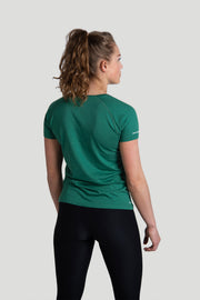 T-shirt vert jade Iron Roots pour femme produit en Europe